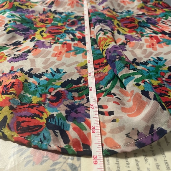 Forever 21 Women’s Plus Floral Strapless High-Low Dress Size 1XL - Picture 6 of 7